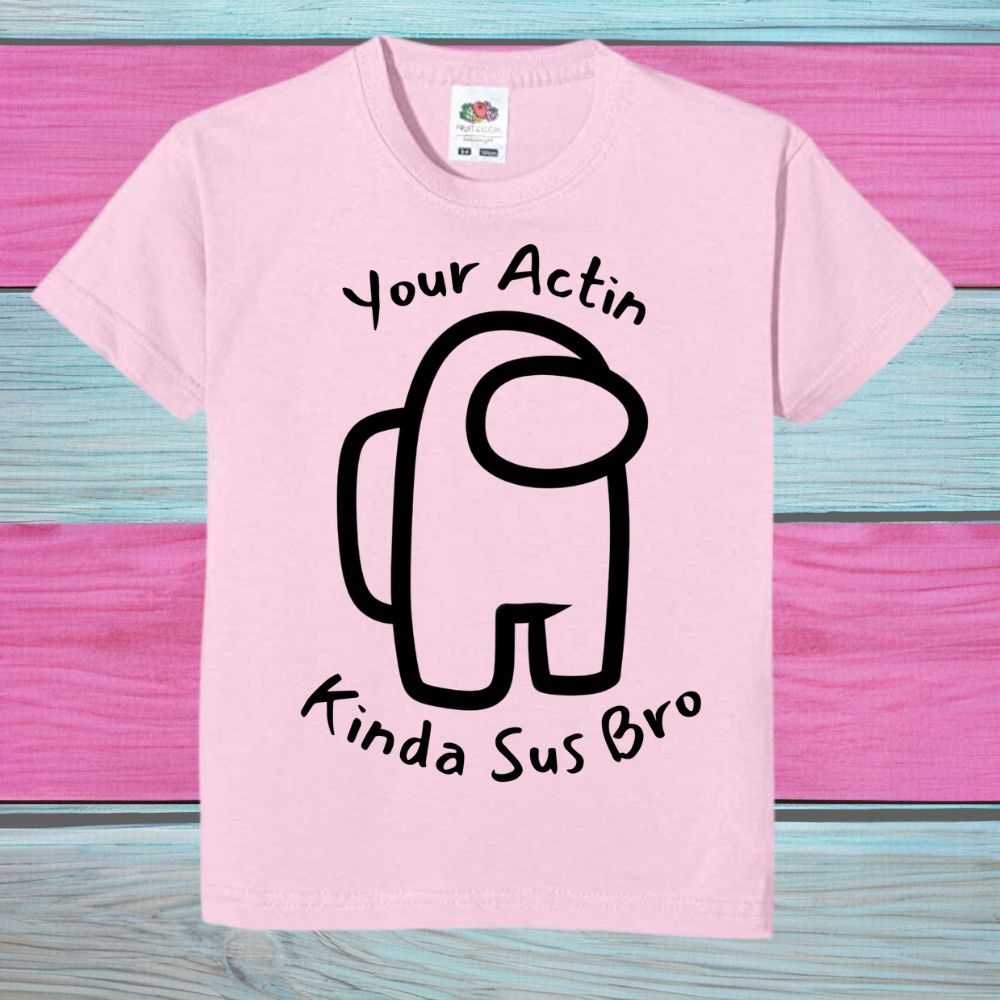 Among Us "Sus Bro" Novelty Kids T-Shirt