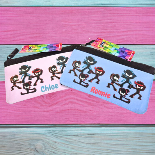 Personalised Ninja Kidz, Great Quality Pencil Case, Back To School / Christmas / Birthday Gift