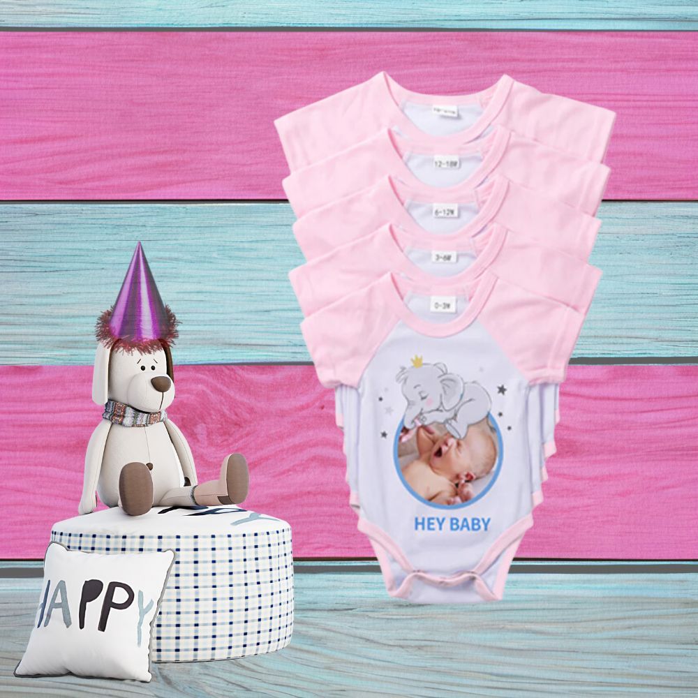 Personalised Sublimation Baby Body Suit, Baby Grow, With Any Photograph And Or Text
