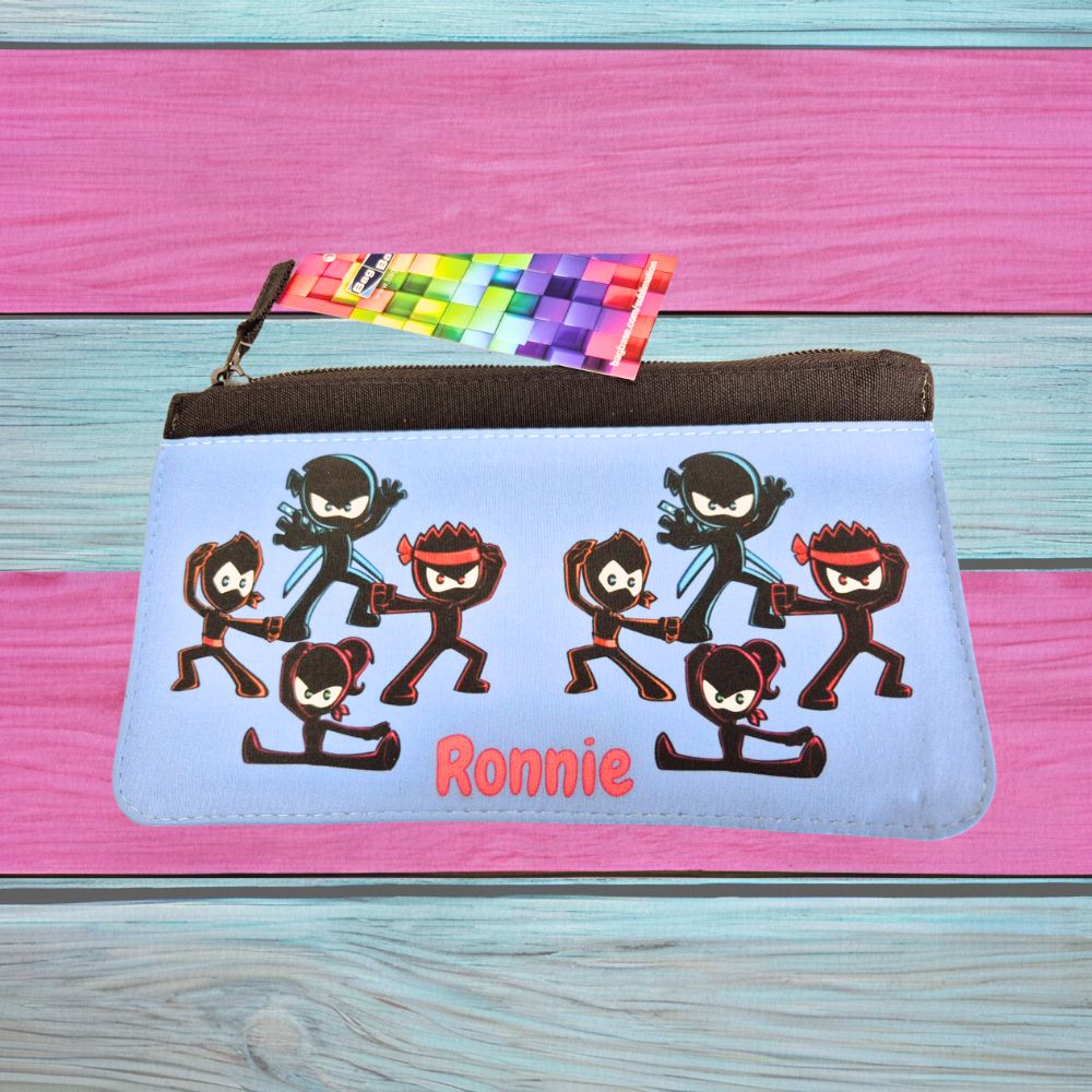 Personalised Ninja Kidz, Great Quality Pencil Case, Back To School / Christmas / Birthday Gift