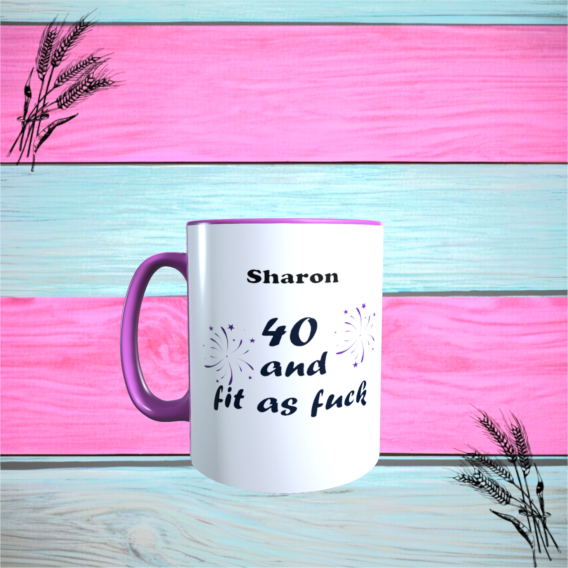 40th Birthday Mug Gift, Novelty Rude Mug