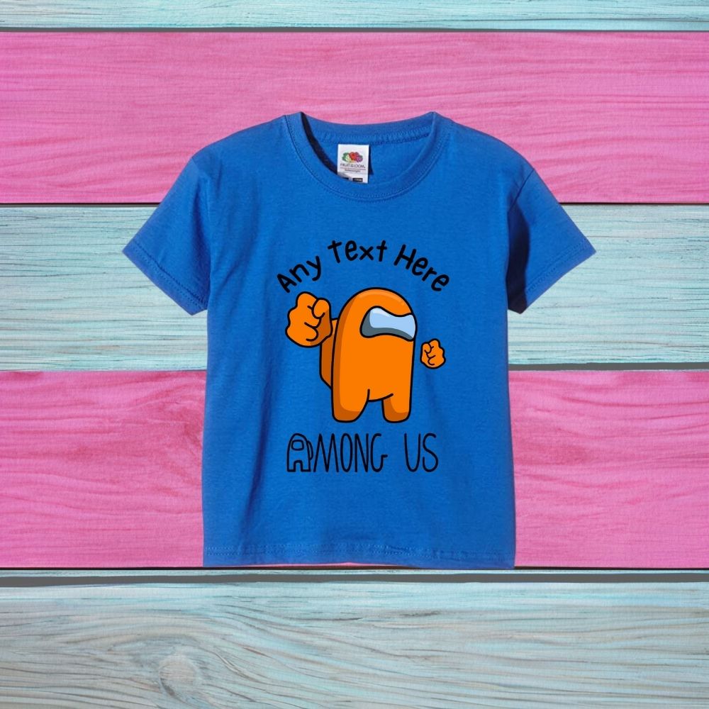 various colours among us t-shirts for kids