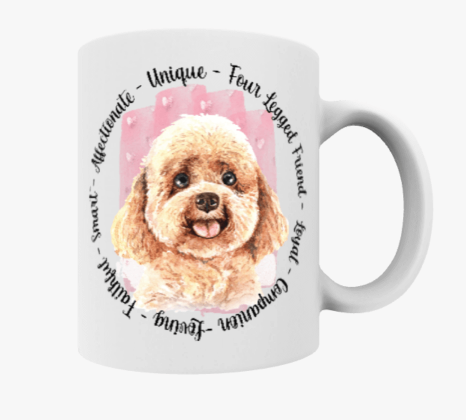 Doggy, dog picture mugs, all breeds of dog, hand painted design dogs
