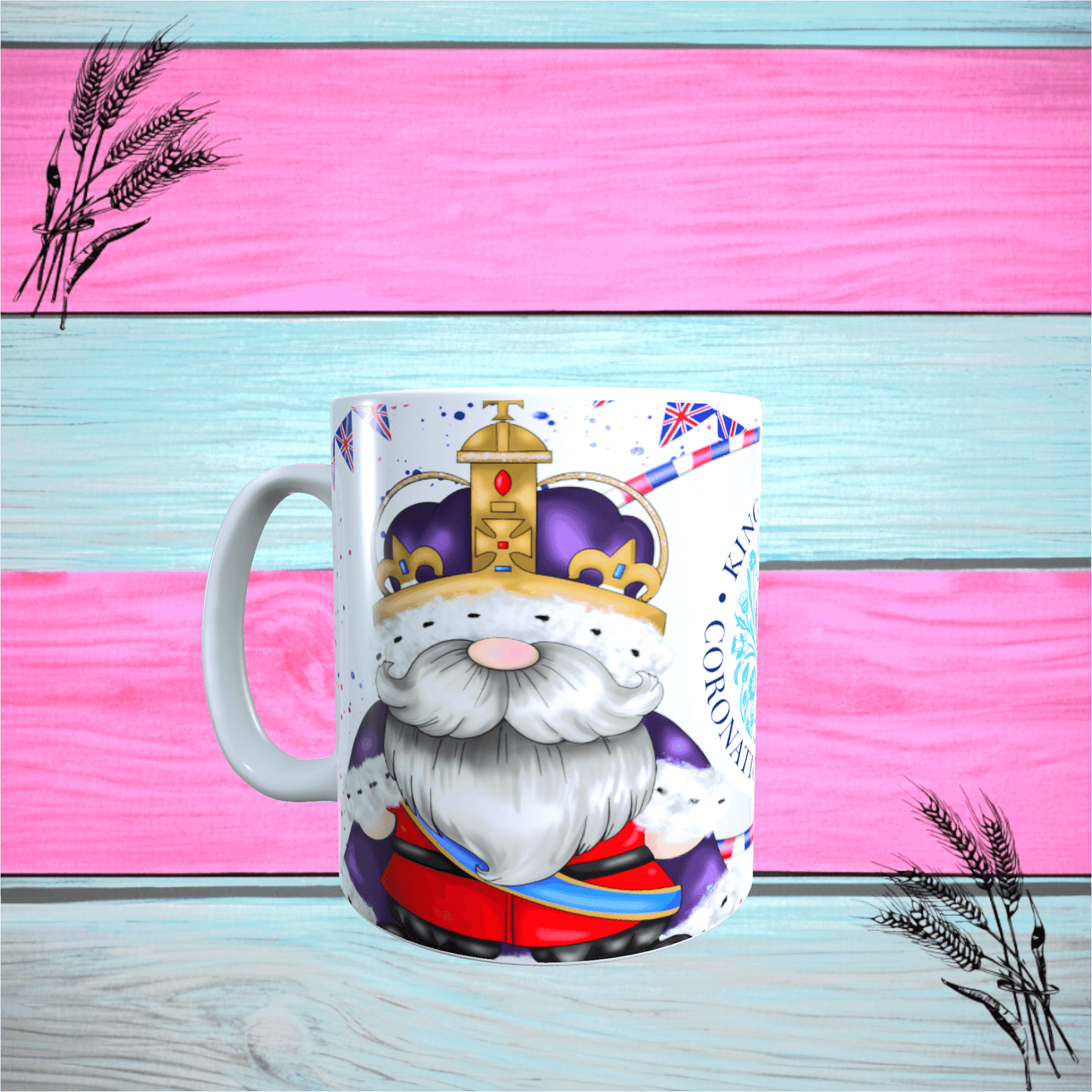 novelty king charles coronation mug