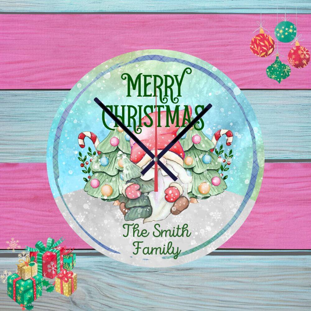 Christmas wall clock