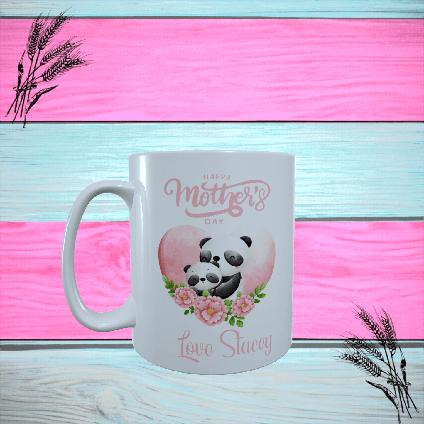 mothers day panda mug