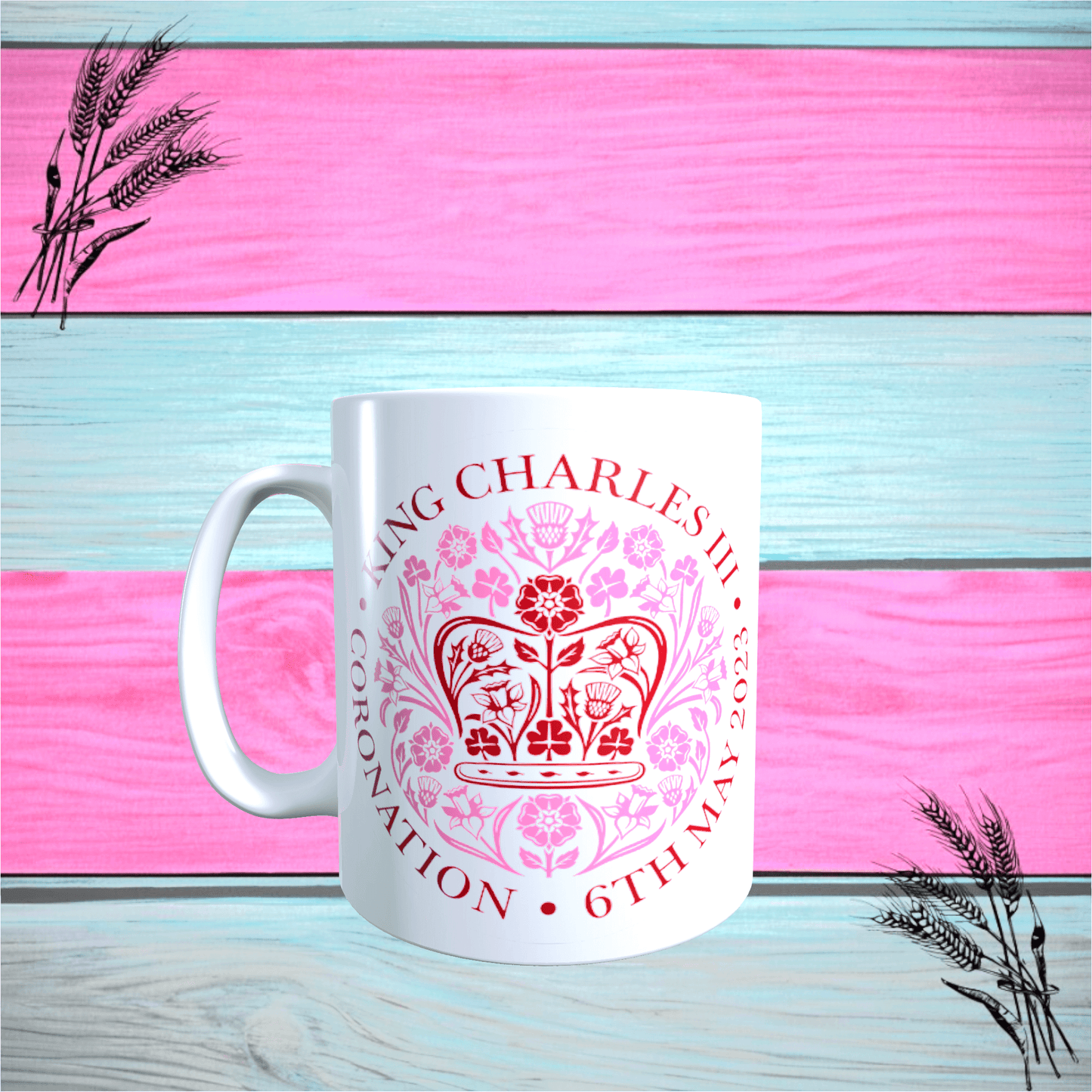 King Charles coronation mug