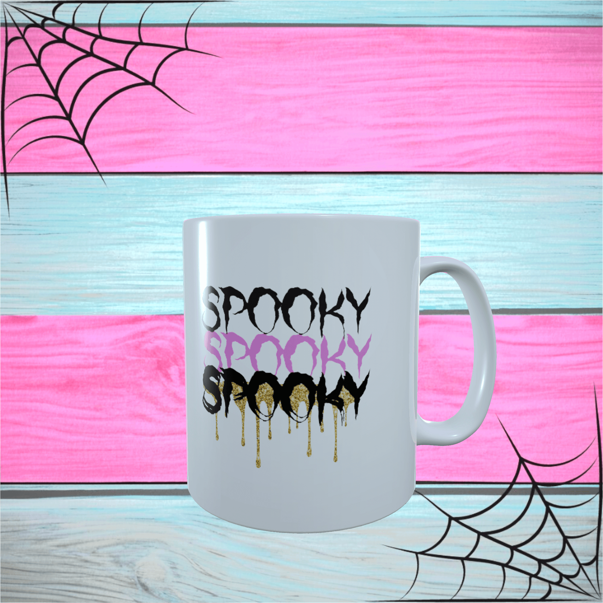 spooky halloween mug