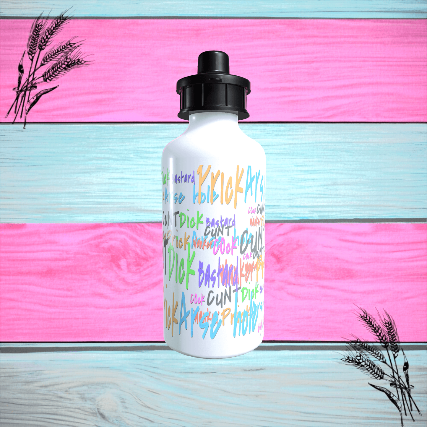 Novelty Adult Printed Water Bottle